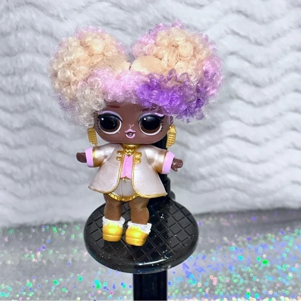 L.O.L. SURPRISE! Hairvibes Series Supa Star Doll/Wigs/Bow/Bottle/Outfit/Comb